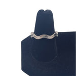 Clam shell titanium inlay ring
