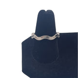 Clam shell titanium inlay ring