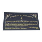 Genuine Whiskey barrel oak ring blank