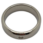 Cobalt chrome beveled edge ring core with stone setting hole ZBL-3997