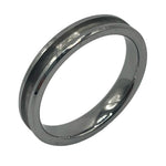 Tungsten inlay 2mm, 3mm channel ring cores