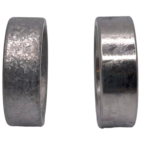 Crystalized Titanium customizable Small and Large crystals ring cores