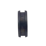 Crystalized Black Zirconium inlay channel ring core