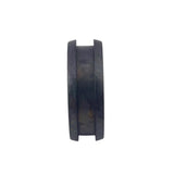 Crystalized Black Zirconium inlay channel ring core