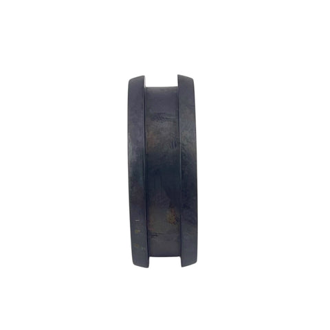 Crystalized Black Zirconium inlay channel ring core