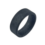 Crystalized black zirconium customizable ring core