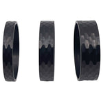 Hammered tungsten Black Brushed finish, outside ring core 4mm, 6mm and 8 mm for interior inlaying
