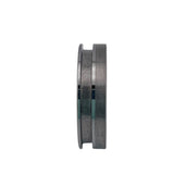 Tungsten offset inlay channel ring core 6mm, 8mm total width options