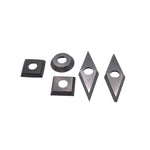 Carbide turning tools, handles, premium replacement insets