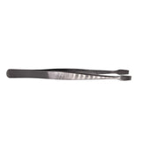 Stainless steel tweezers with replaceable tips for ring inlay