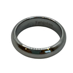 Tungsten domed polish finished ring core - RSUSP-D7002C