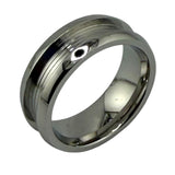 Cobalt chrome channel, rounded edge ring core