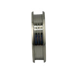 Cobalt chrome channel, rounded edge ring core