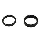 Black ceramic customizable ring core 4mm, 6mm
