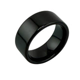 Black ceramic customizable ring core 8mm, 10mm