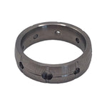 Titanium stone setting ring core with connecting lines