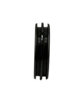 Black ceramic double channel ring core