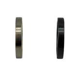 Black Titanium customizable ring core 4 mm width