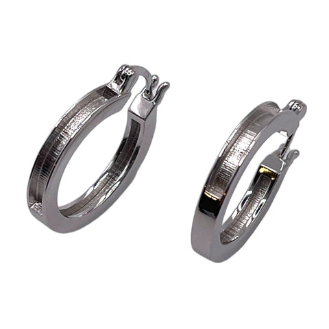 Inlay Earring channel sterling silver .925