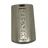 Dog tag inlay design pendant USA made