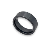 Customizable Black Zirconium ring cores 8 mm