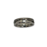 Tornado Twist inlay titanium ring core - ringsupplies.com