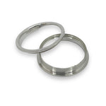 2 piece 6mm sterling silver ring core