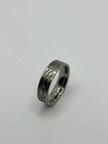 Leaf inlay channel titanium ring core