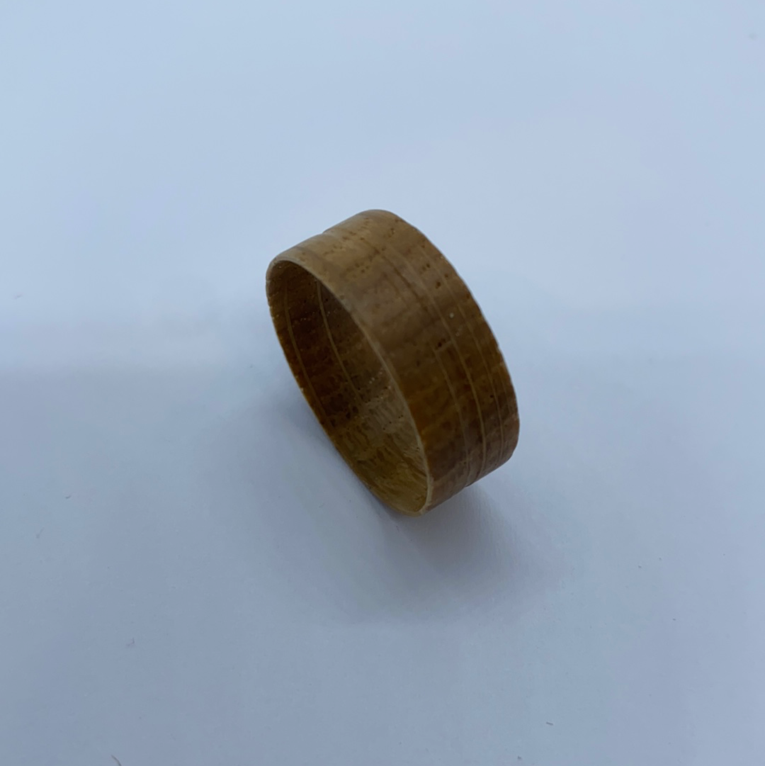 Whiskey barrel oak Wood flat ring core – Ringsupplies.com