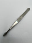 Stainless steel tweezers with replaceable tips for ring inlay
