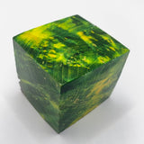 Dyed box elder wood ring cubes blank