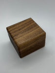 Walnut double ring box