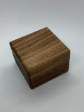 Walnut double ring box