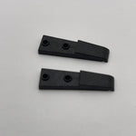 Stainless steel tweezers with replaceable tips for ring inlay