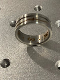 Laser ring core engraving and Sandblasting add on option
