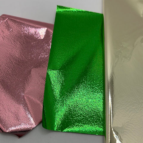 3 pk gold foil(Rose pink, green, antique silver) - ringsupplies.com 