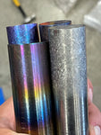 Crystalized Titanium Bar stock