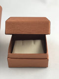 Copper cardboard ring box