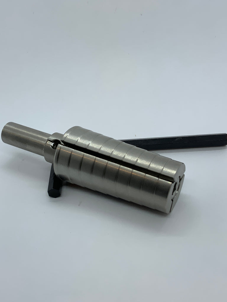 Expanding stainless steel ring mandrel for lathe and wood rings –