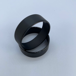 Flat Black plated Tungsten polished edge outside or inside ring core