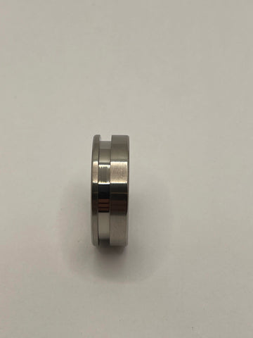 Offset channel titanium ring core