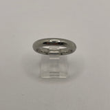Polished cobalt dome ring blanks, 4mm and 6mm total widths ZBL - 3984, 3986