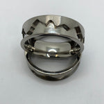 Mountain inlay channel titanium ring core